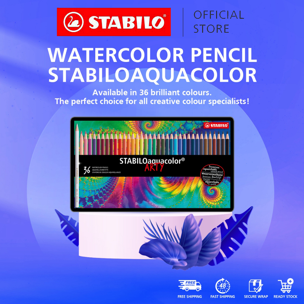 Stabilo Aquacolor Watercolor Pencils - Stabilo Watercolor Pencils Stabilo Watercolor Pencils