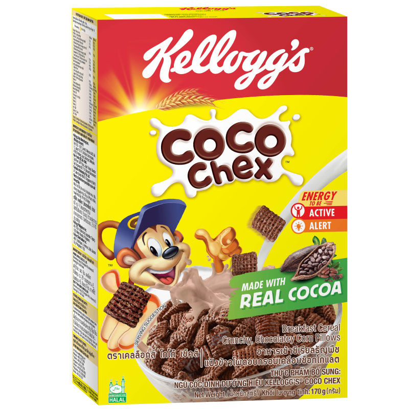 Kelloggs Cereal Choco Chex 170g. เคลล็อกส์อาหารเช้าช็อกโกเช็ค 170กรัม ...