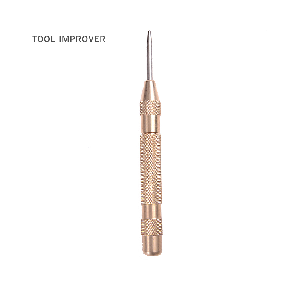 TOOL IMPROVER 5 Inch Automatic Center Pin Punch Spring Loaded Mark Starting Holes Tools