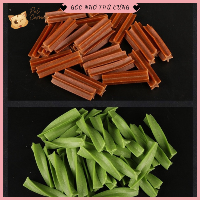 [CAO CẤP] Xương gặm làm sạch răng cho chó Hello Joy gói 800gr
