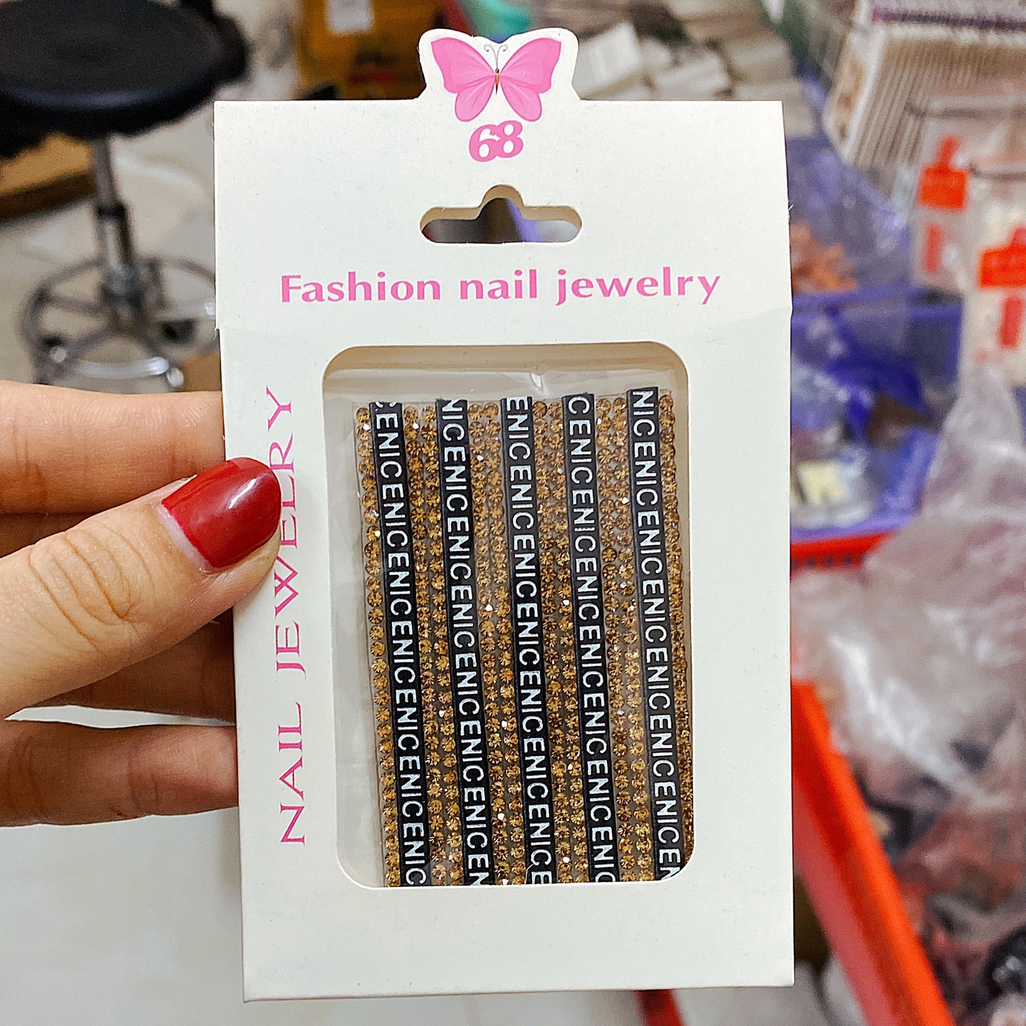 Đá dây phụ kiện trang trí móng siêu xinh - Nail 937