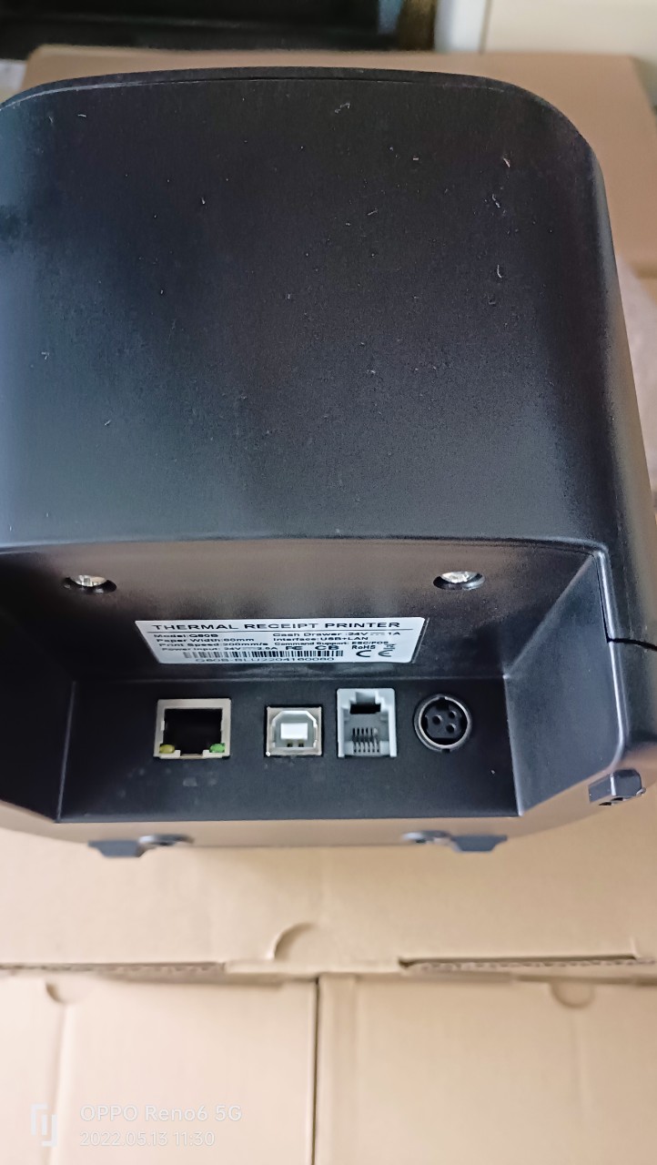 Máy in nhiệt bill Hai Cổng USB và LAN Xprinter Q80b BH 12 tháng