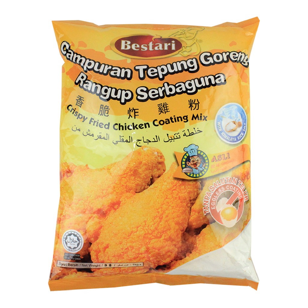 Bestari Crispy Fried Chicken Coating Mix Campuran Tepung Goreng ...