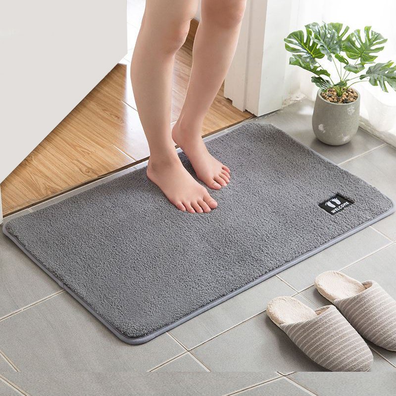 Thảm chùi chân - thảm lau chân nhung mịn