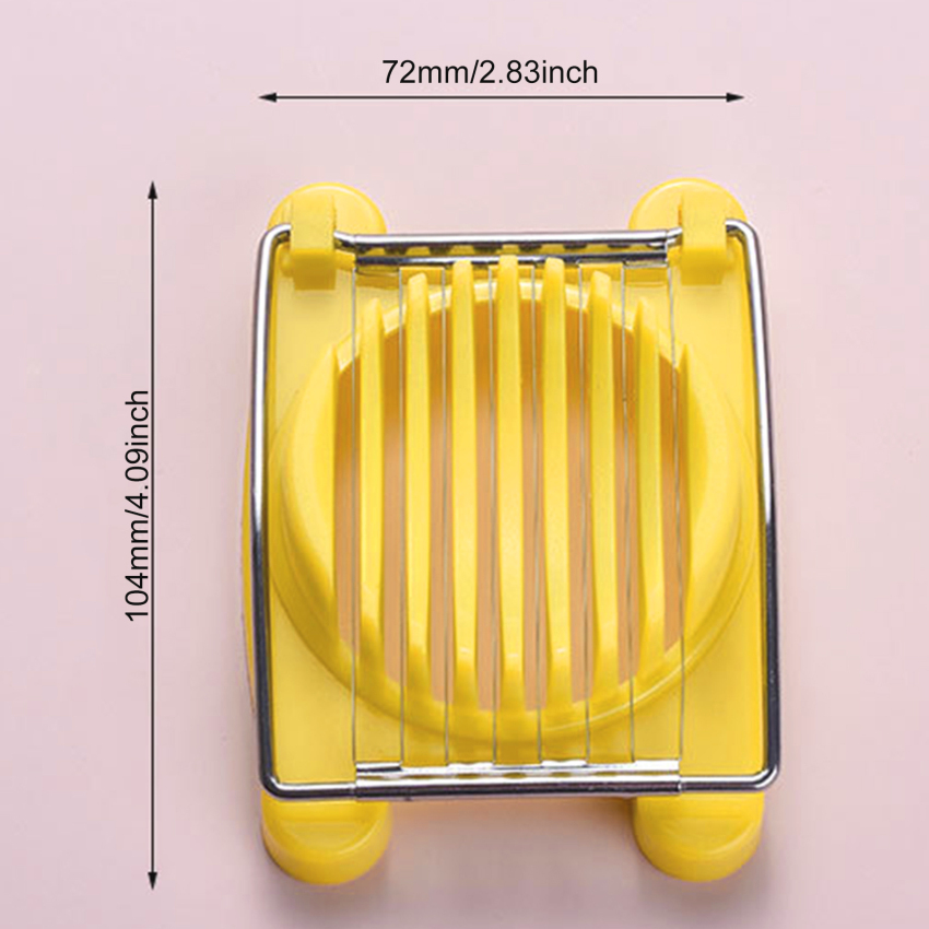 Home Kitchen Egg Cutter Stainless Steel Boiled Egg Slicer Multifunctional Egg Divider Creative Kitchen Accessories Gadget