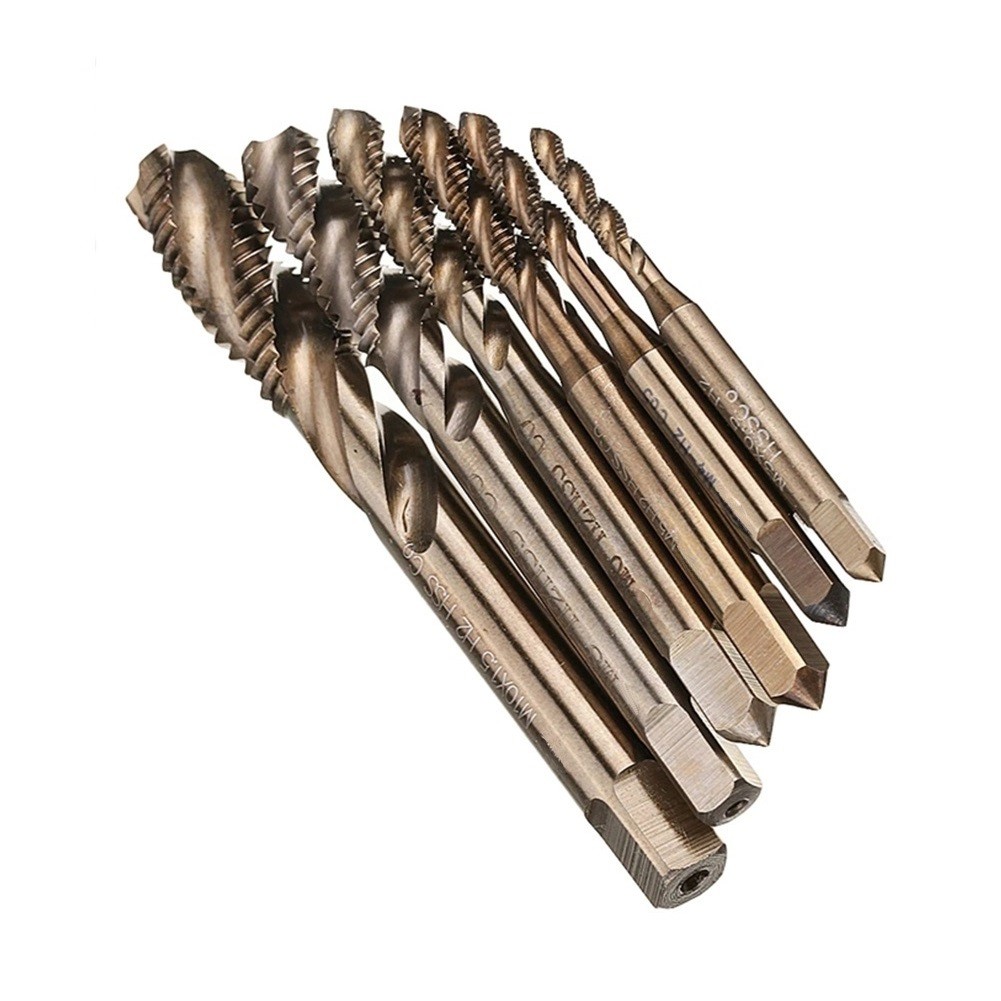 Tool Nest M3-M10 HSS Cobalt M35 Screw Thread Metric Tap Drill Bits Screw Machine Compound Taps Right Hand