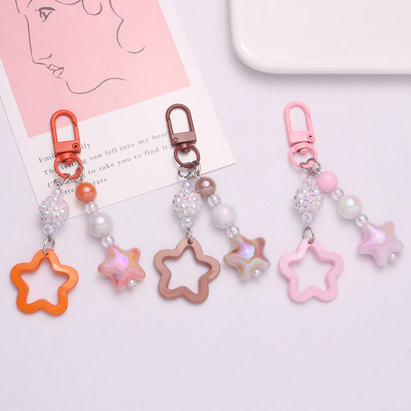 NEW%20%E3%80%90Innovative%20design%E3%80%91Star%20Pearl%20Keychain%20Chain%20Pendant%20Charm%20Keyring%20Car%20Key%20Chain%20Decor%20Headphone%20Bags%20Car%20Decoration%20For%20Girls%20-%20Image%206