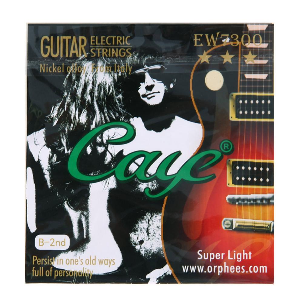 CAYE Electric Guitar Strings Carbon Steel EW7300 Acoustic Guitar Strings Replacement Anti-Rust Coated Musical Instrument Guitar Parts Accessories