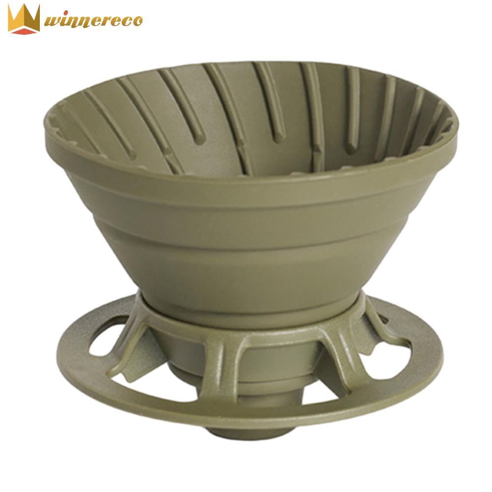 Portable Foldable Coffee Filter Food-grade Silicone Reusable Coffee Filter Accessories for Cake Cup Filter Paper