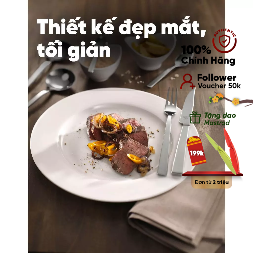 Bộ Dao Nĩa Bít Tết ZWILLING Dinner - 2 Món