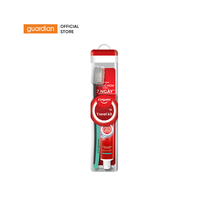 Bộ chăm sóc răng miệng thích hợp cho du lịch colgate từ than hoạt tính