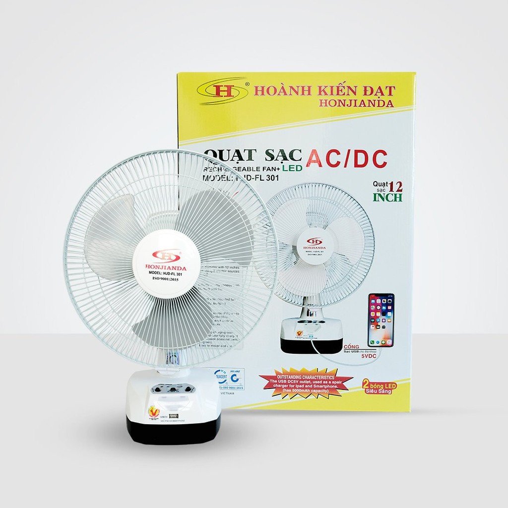 Quạt tích điện HONJIANDA FL301