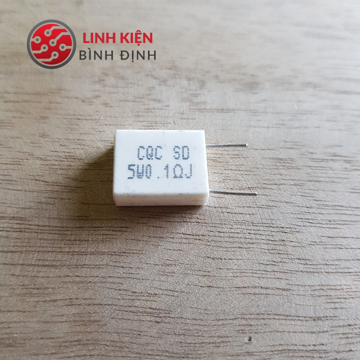 Túi 10 điện trở sứ 0.1r 5w