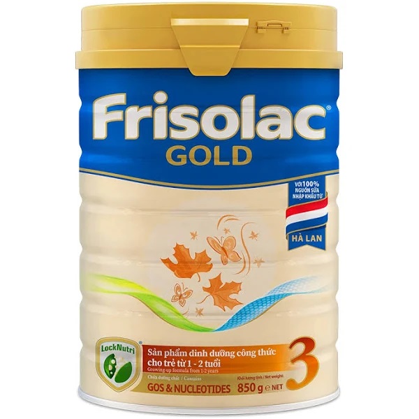 (DATE tháng 5/2024)Sữa Bột Frisolac Gold 3 850g