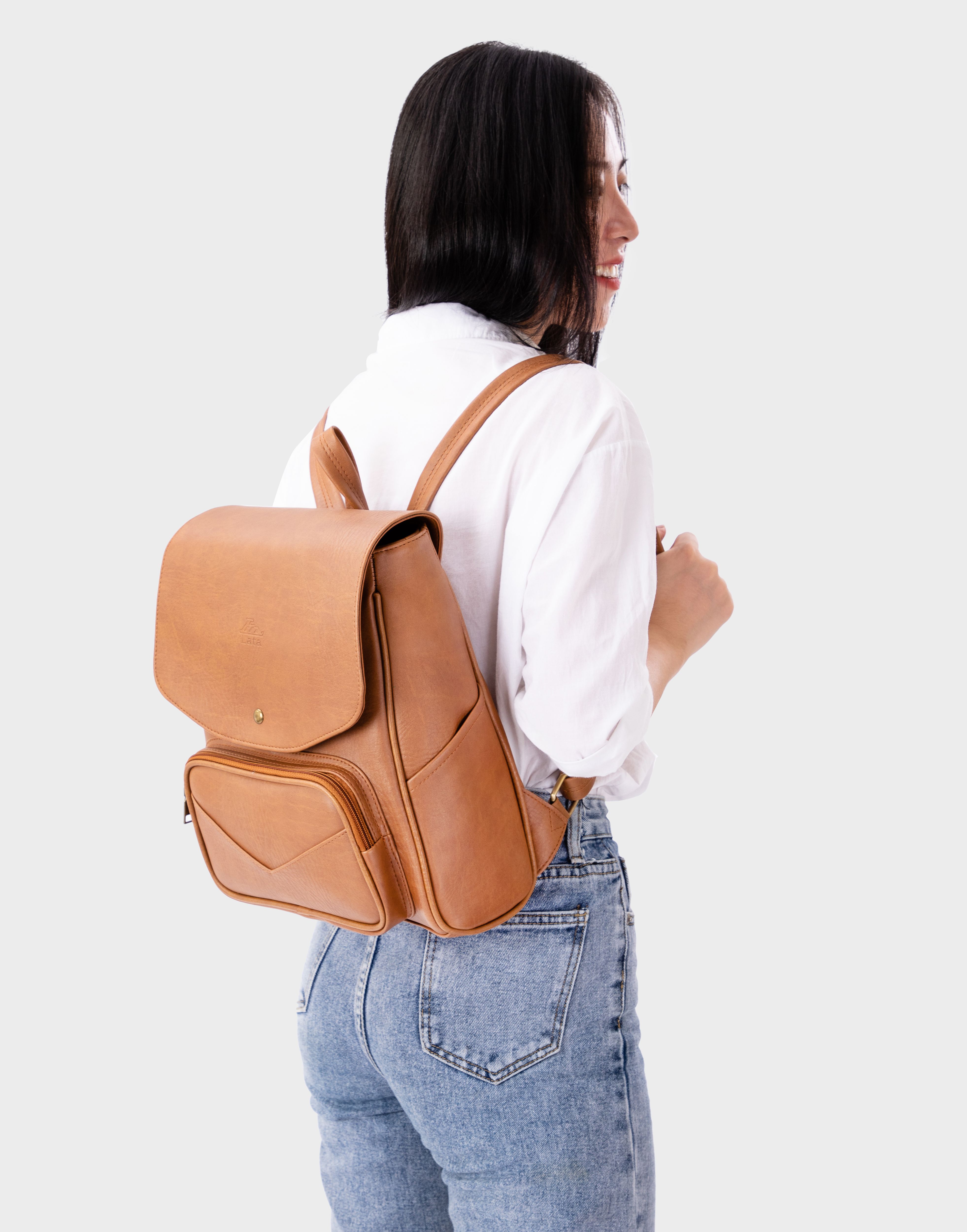 Balo Lata (Thời trang nữ tiện lợi cỡ lớn - Balo da BAL37)