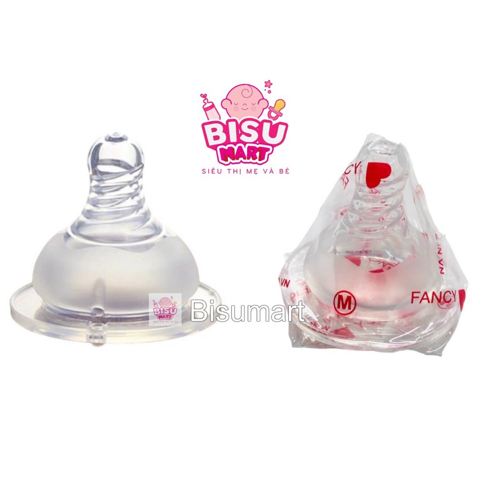 Núm vú cổ rộng silicon siêu mềm Fancy - Kichilachi Size S, M, L, Y