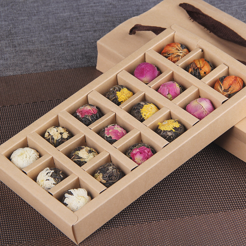 Yunnan Floral Taste Puerh Tea 160g Raw Pu'er Tea Dragon Pearl Rose Jasmine Chrysanthemum Puer Tea