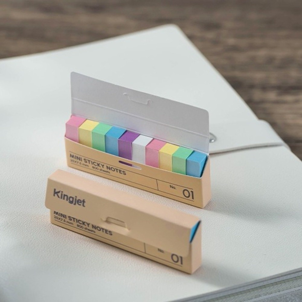Mini 800 Sheets Sticky Notes Classify File Page Marking Fluorescence ...