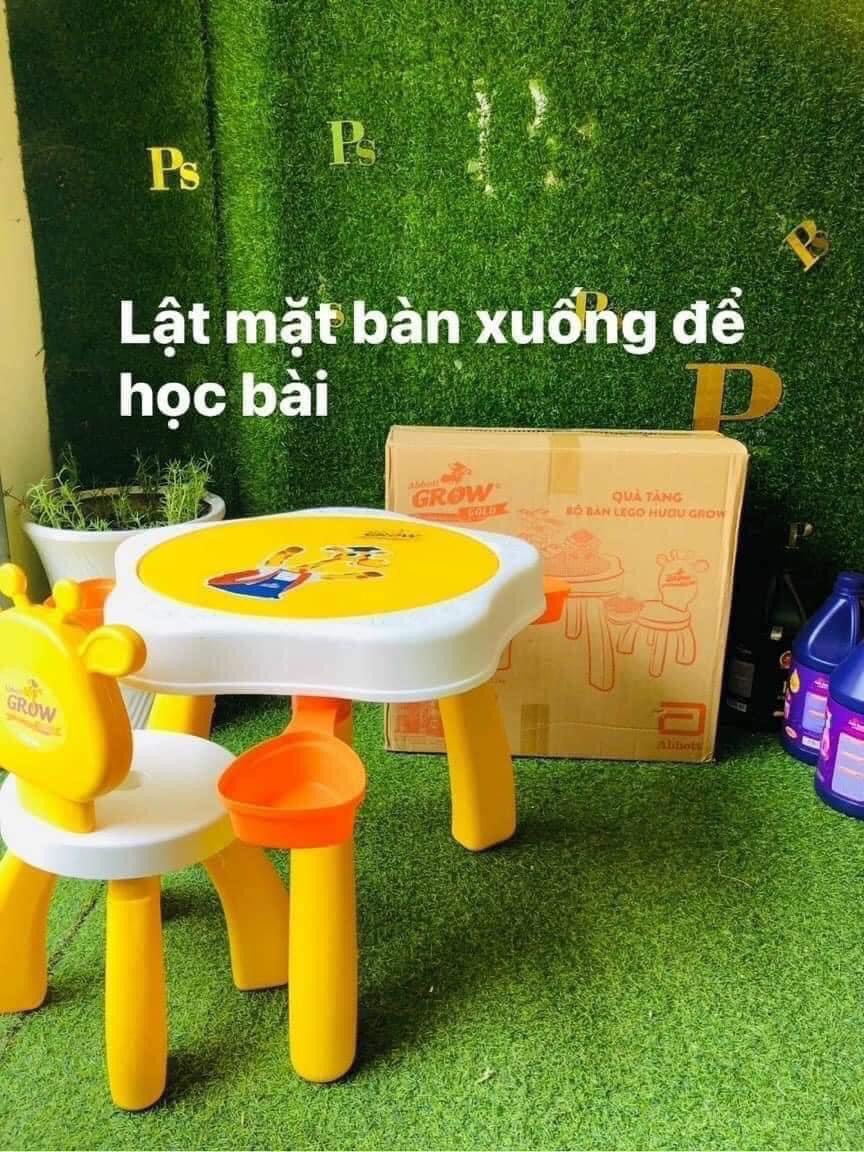 Bộ bàn ghế lego cho bé - HKM GROW
