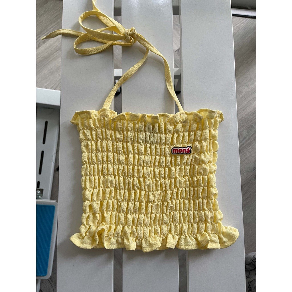 [VOUCHER 12%/149K] Áo croptop 2 dây MONÁ - SERA