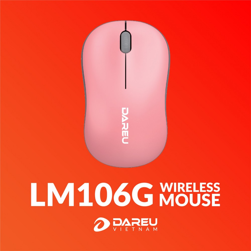 Chuột không dây Dareu LM106G Wireless (Chính hãng, Bảo hành 24 tháng)