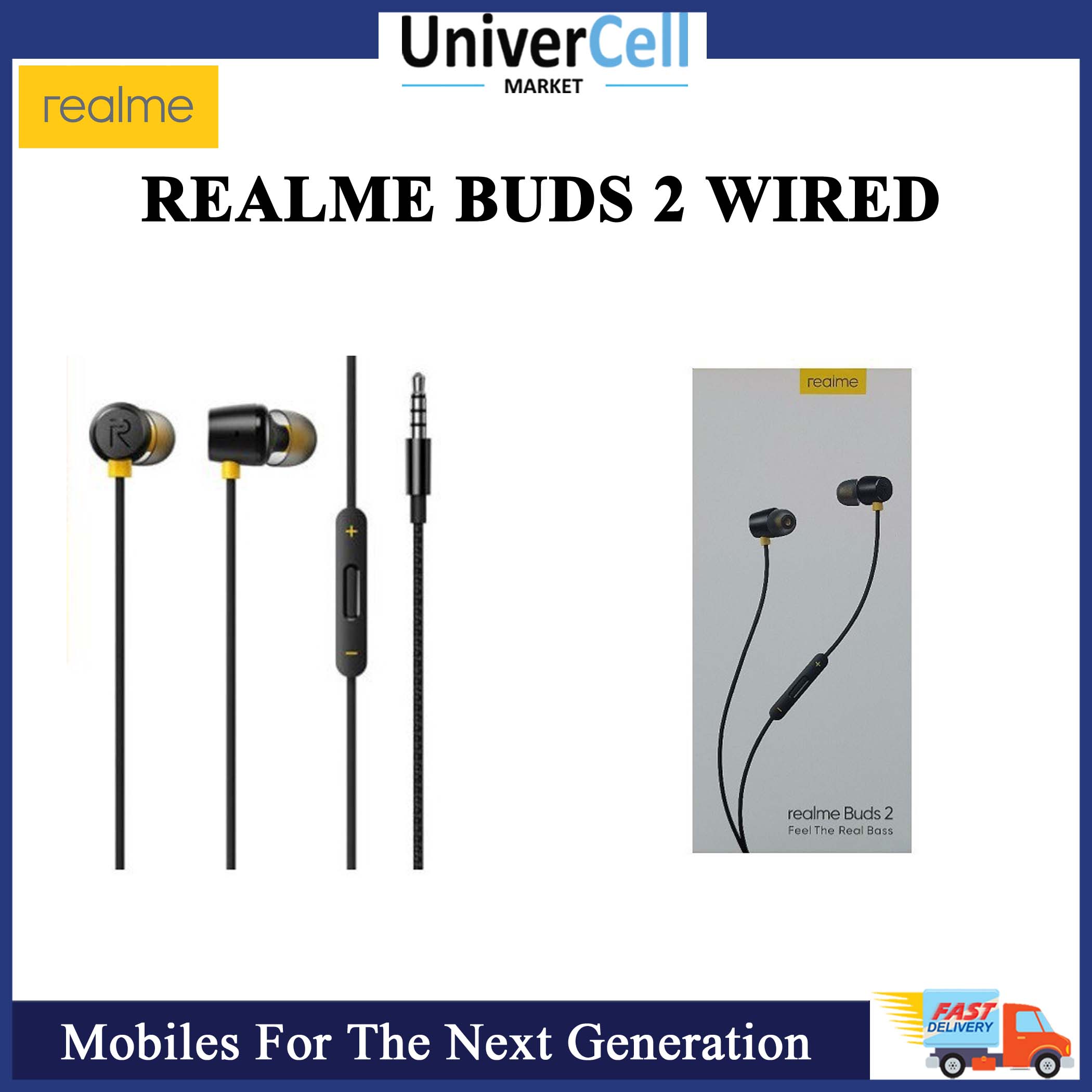 realme buds 2 wired in ear earphones