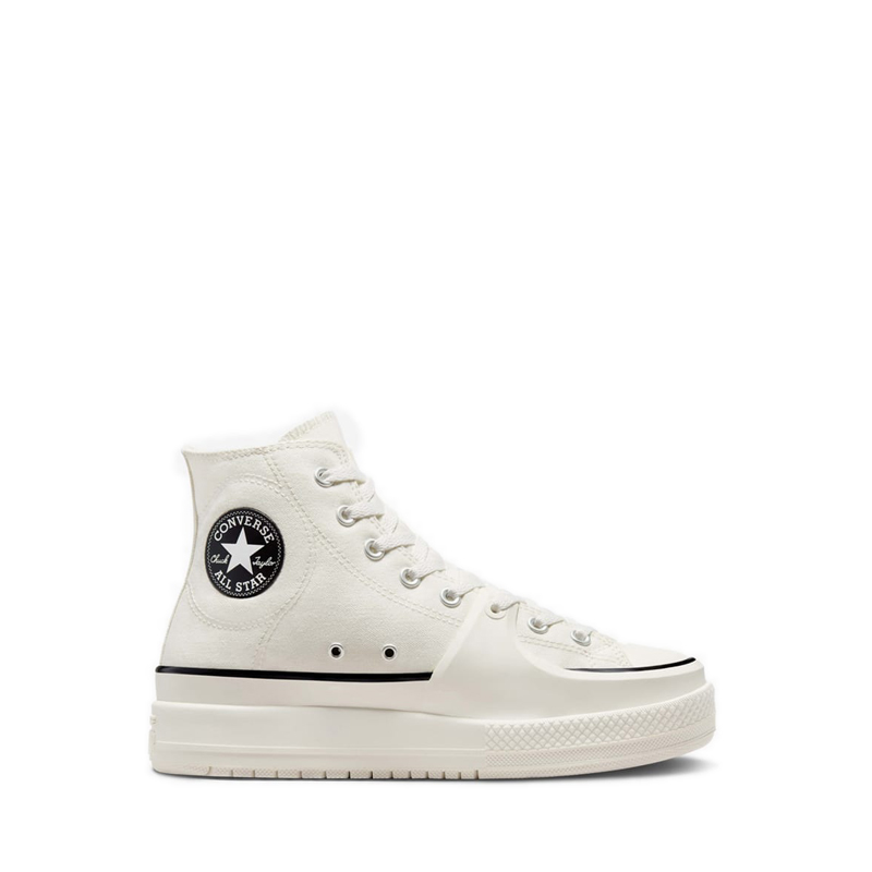 CONVERSE MEN'S CHUCK TAYLOR ALL STAR CONSTRUCT SNEAKERS VINTAGE WHITE/BLACK/EGRET