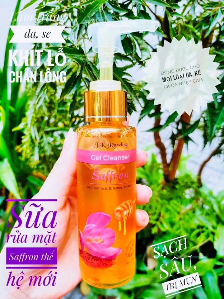 Sữa rửa mặt saffron gel cleanser j.k rowling 100ml – acl681