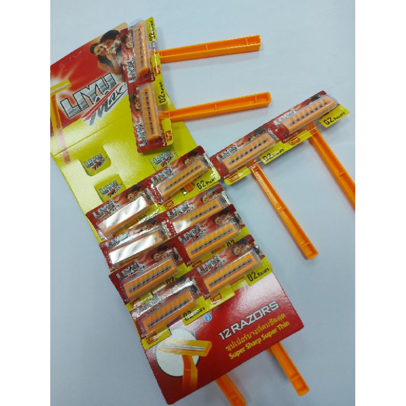 dao cạo râu LIYU vỉ 12 cái