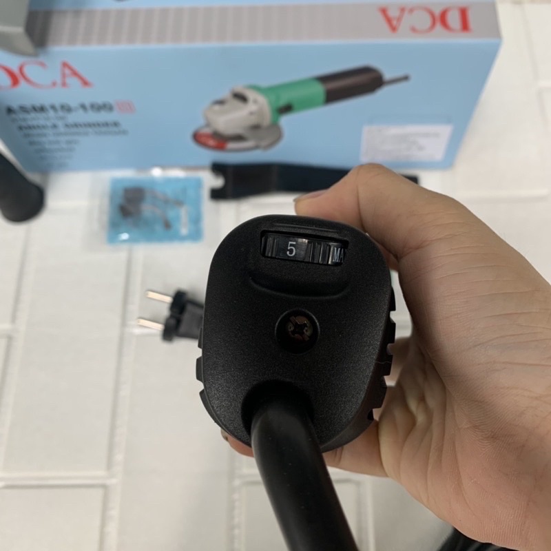 Máy Mài DCA Chính Hãng Có Chỉnh Tốc 6 Cấp | ASM 10-100