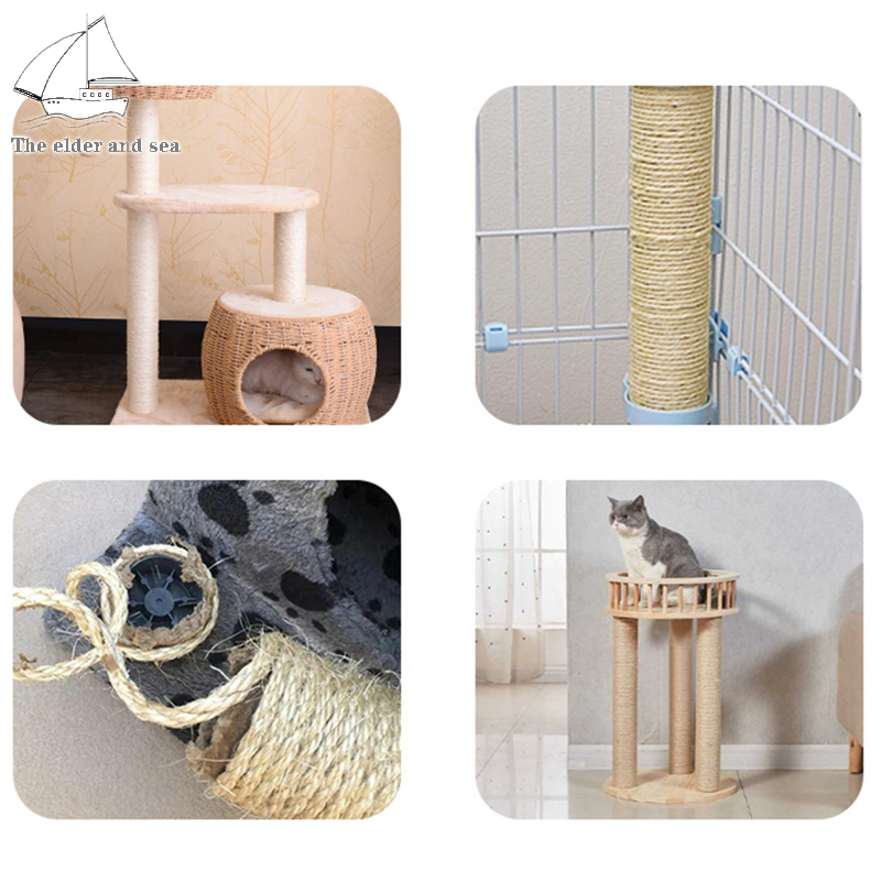 TE Scratching Post Cat Tree Replacement Post Wear-resistant Wall Mount Cat Scratching Post Kitten Scratching Post Replacement For Bedroom Living Room