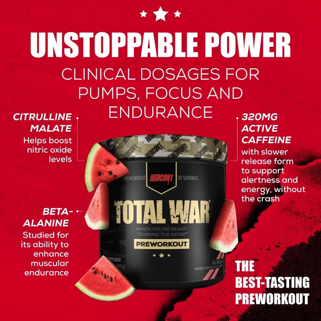 Pre workout Redcon1 Total War 30 servings