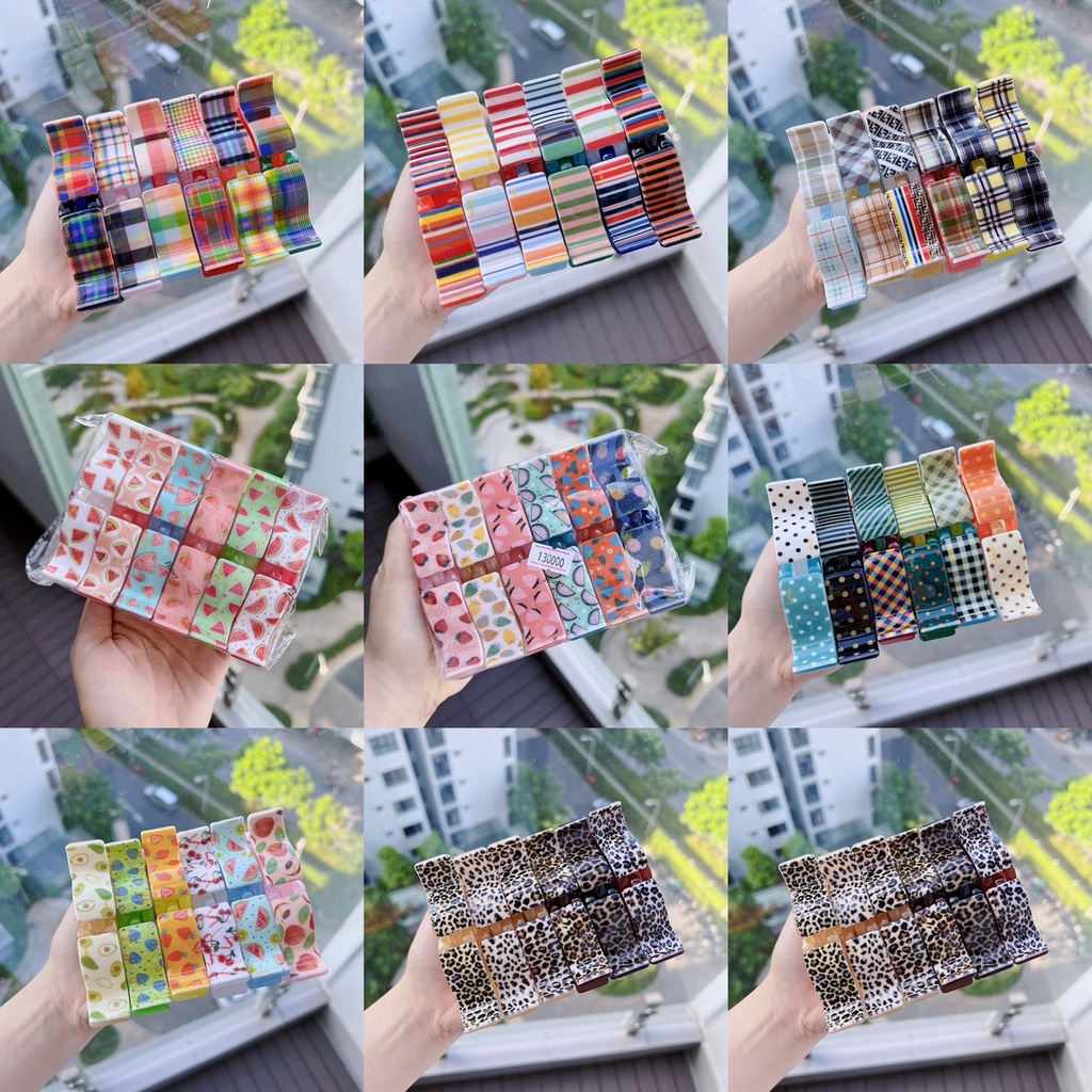 Kẹp Càng Cua Bóng 3-5 Răng Đủ Màu