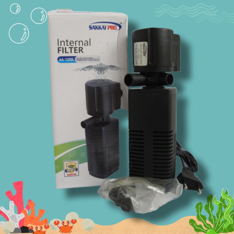 Pompa filter aquarium Internal filter SAKKAI AA 1200L