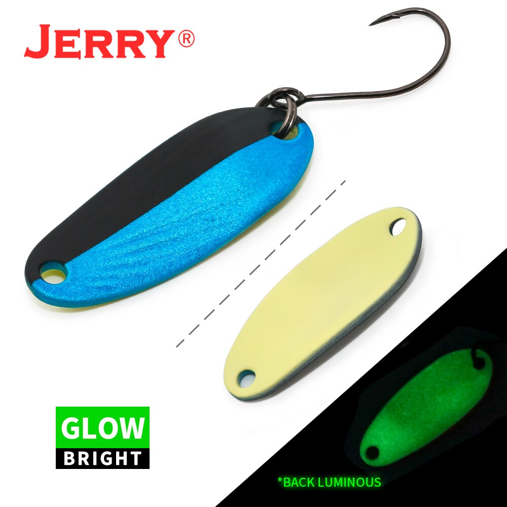 Jerry Triones 3g 5g High Quality Fishing Spoons Single Hook Trout