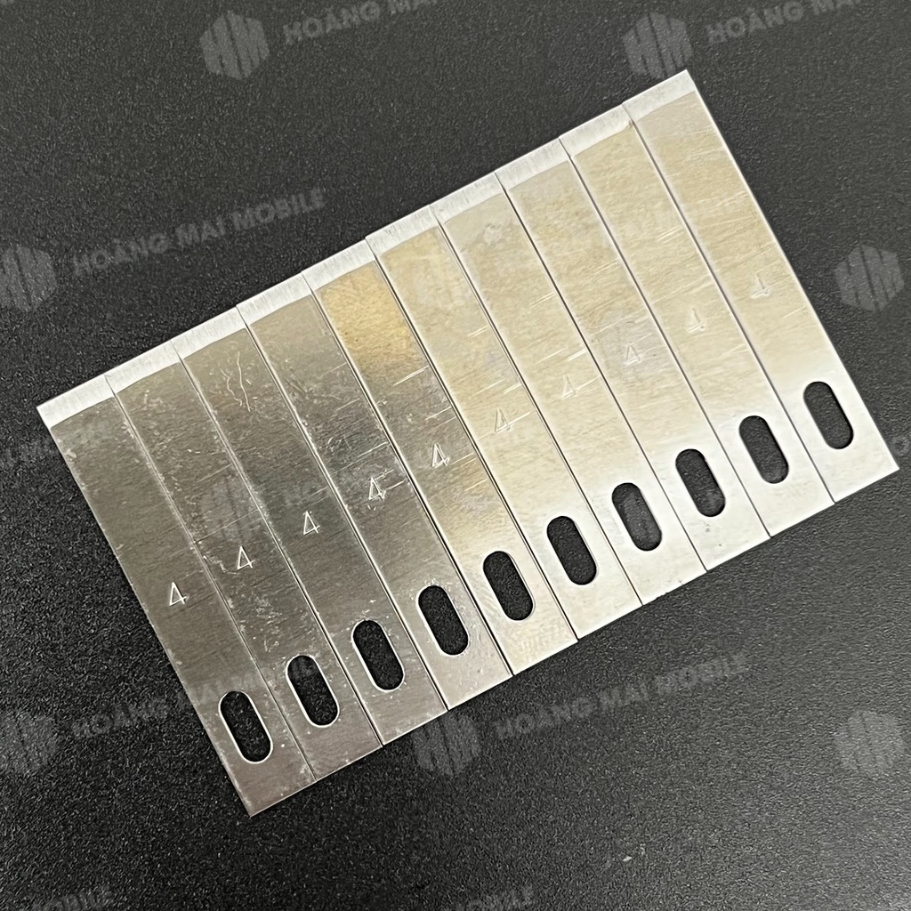 4 PCs blade with glue scraper blade with back IP glass (1 bag = 10 PCs)