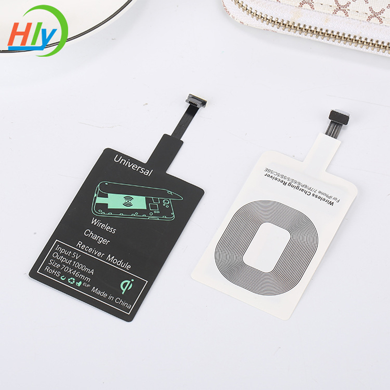 Aiqinhaimaoyi 1 cái máy thu sạc không dây phổ thông Qi tiêu chuẩn Micro USB Loại-C thích hợp cho Android Huawei sạc iPhone vá