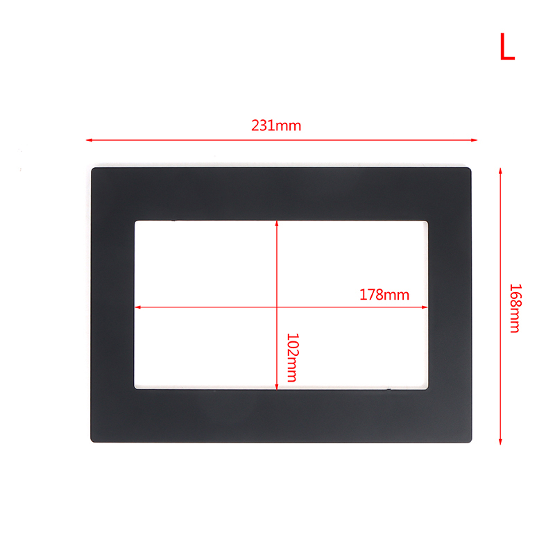 Car Frame for Universal 2 Din Auto Radio / Android Player Frame Retrofitting YULING. 