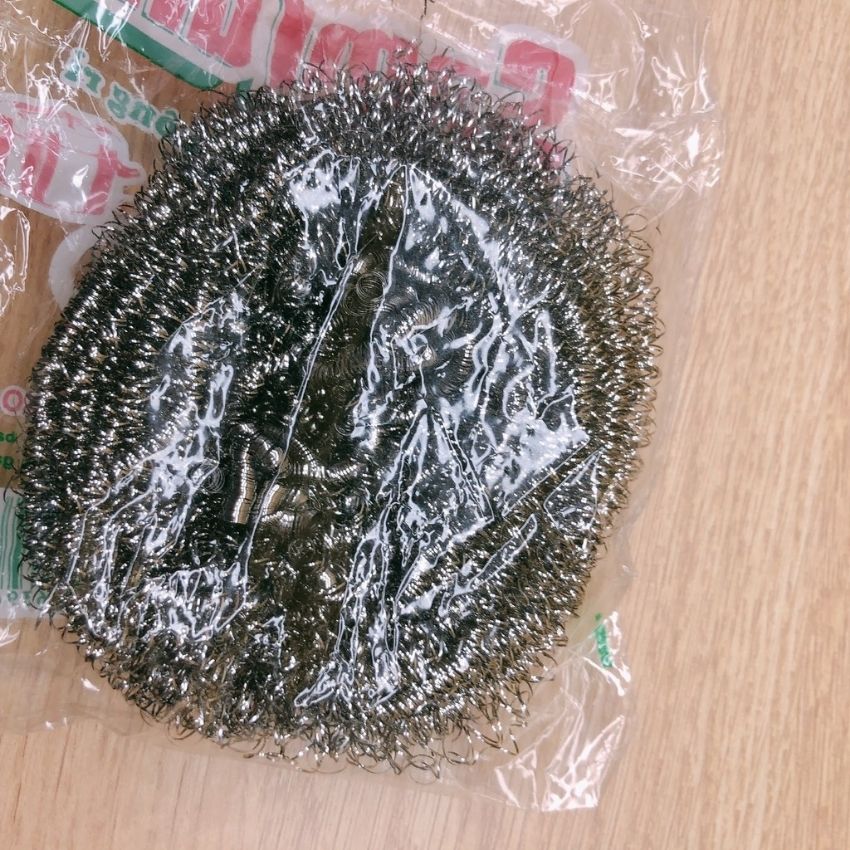 Cước nhôm chà nồi, miếng cọ nồi (  2 cái)