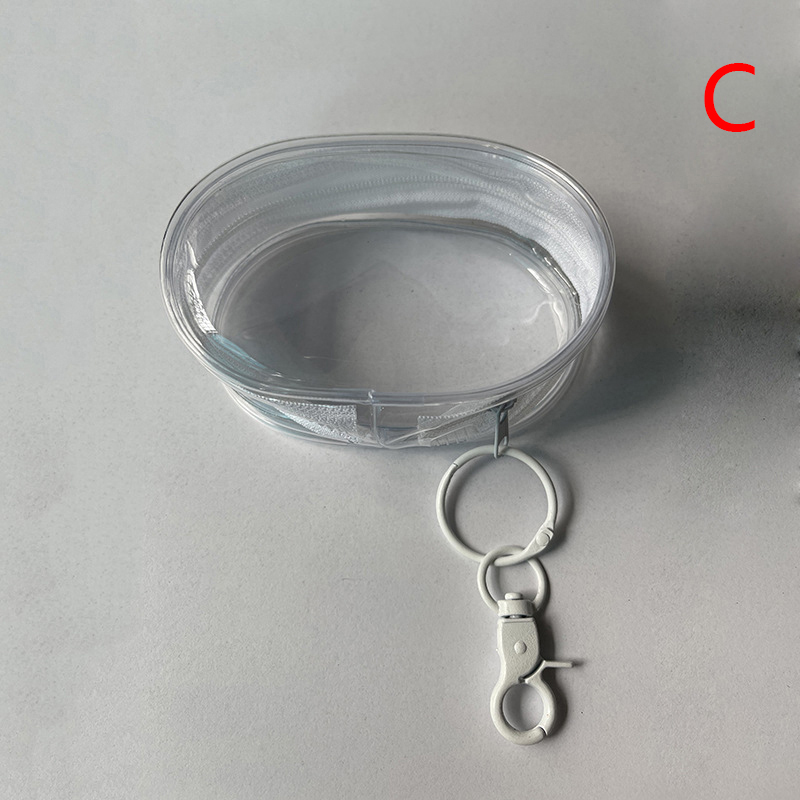 Jewelry Organizer Transparent Storage Box Pouch Mystery Box Storage Pouch Cute Doll Bag With Keychain Dustproof Case BRYT. 