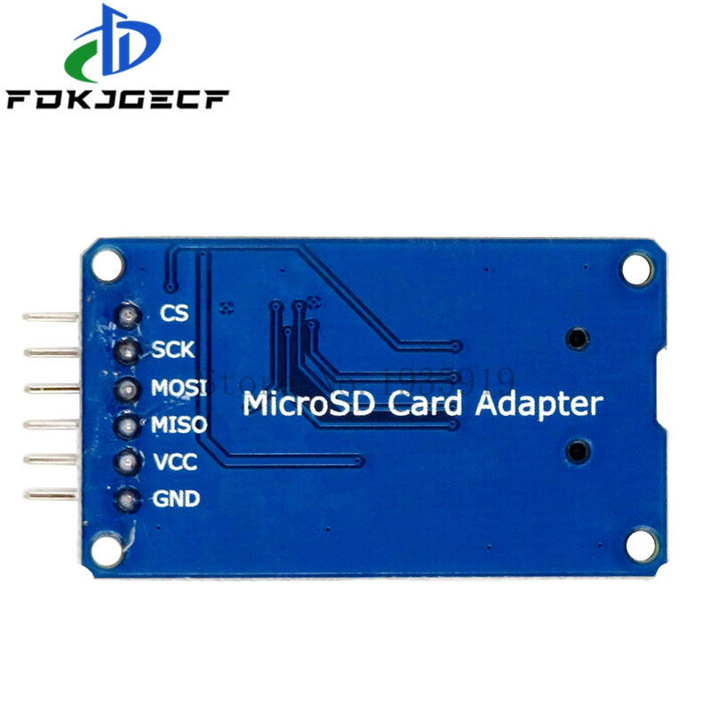 Thẻ Micro SD lưu trữ Mini Board đầu đọc thẻ TF mô-đun Shield Bộ nhớ SPI cho Arduino Bộ Tự Làm mạch tích hợp