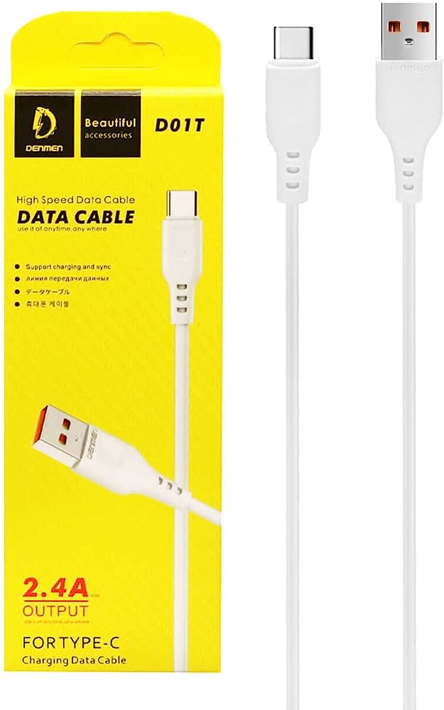 Quick Charge USB Wall Charger Set with USB Type C USB Charging Cable USB Type C USB Cable High Quality High Speed Denmen Data Cable 2.4A For USB Type C USB High Quality Safe Speed A12. 