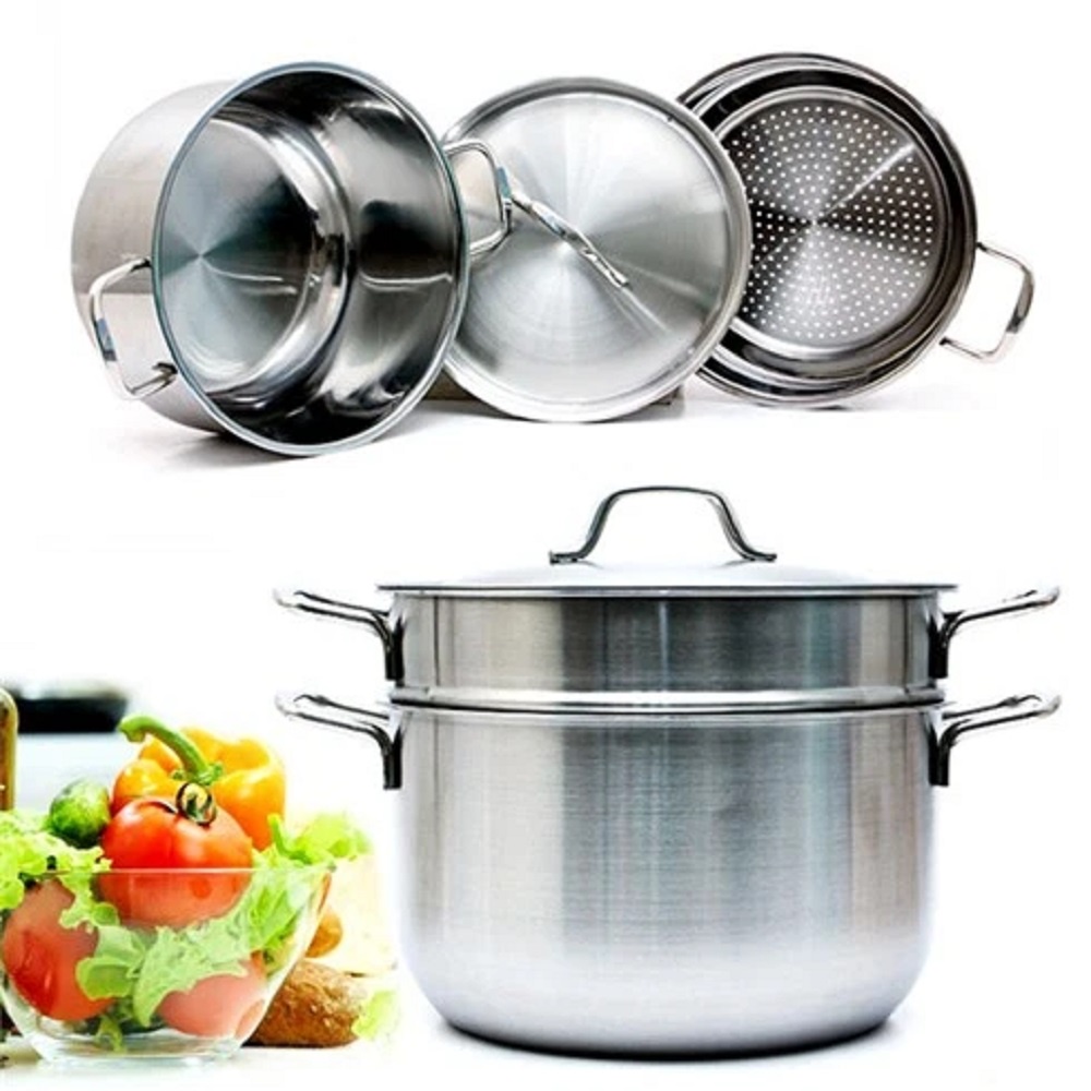 Bộ nồi xửng hấp five star 24cm hàng quà tặng từ panasonic 💐 0817774747