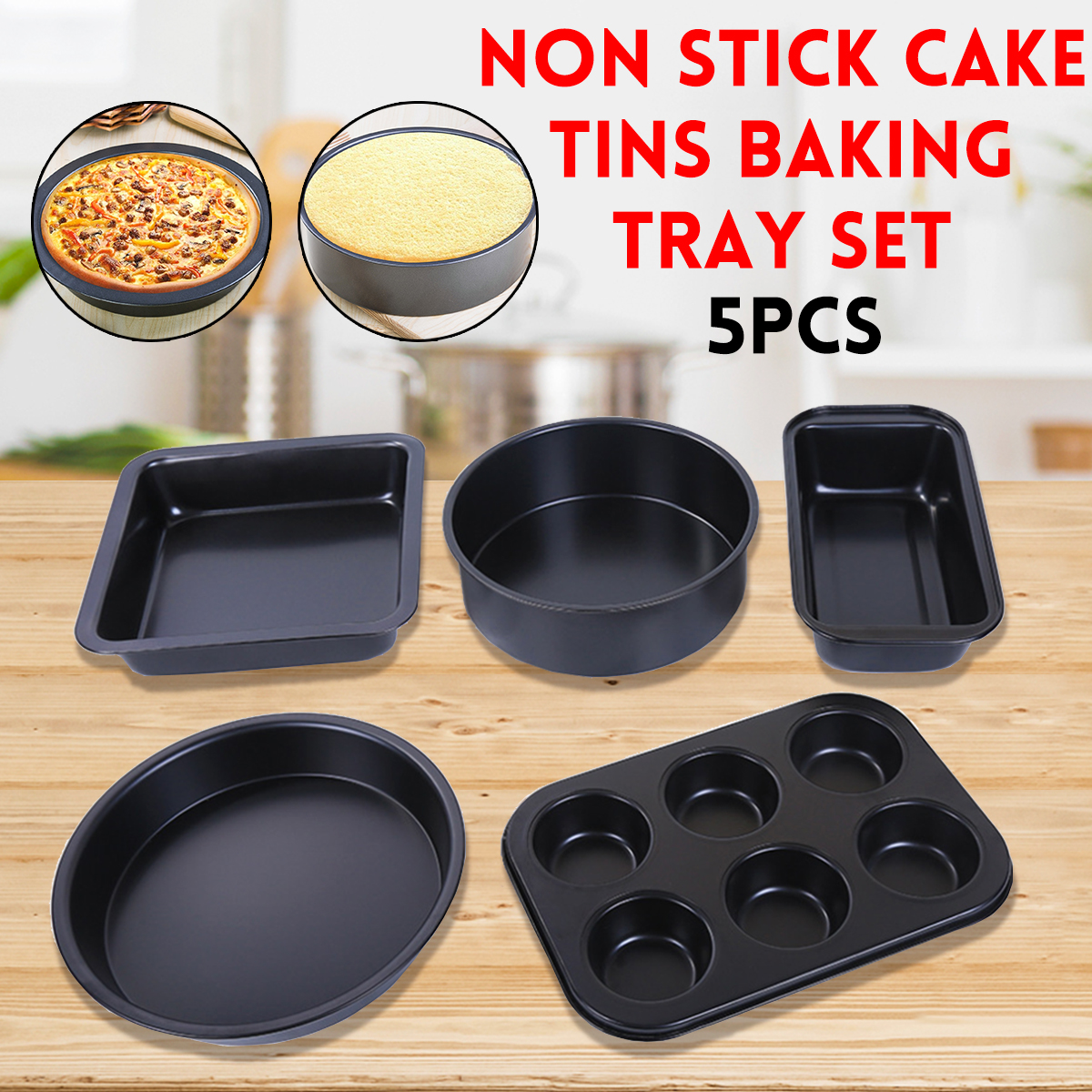 5 cake mould