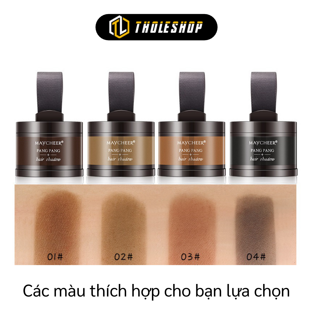 Phấn phủ chân tóc Maycheer - Phấn che khuyết điểm tóc hói, phủ bạc, phủ chân mày - Phấn phủ che tóc da đầu