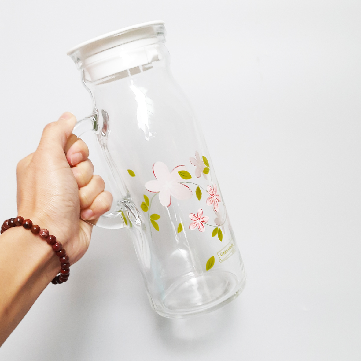 Bình nước thủy tinh 1 lít glasslock ij913 hàn quốc - larva store