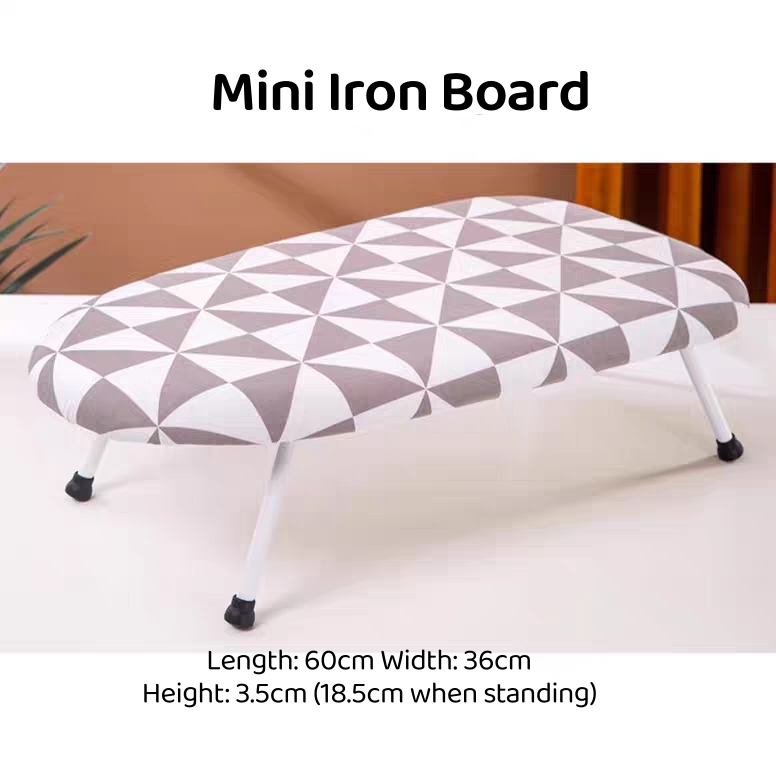 SG Foldable Standing Iron Board Premium Cotton Cover with Adjustable