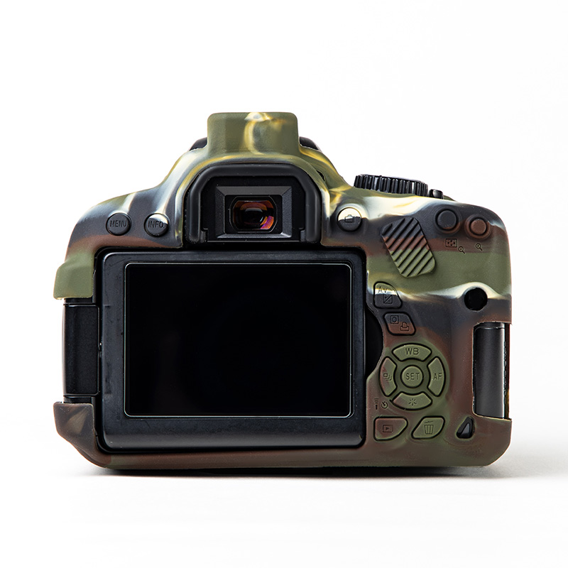 Ốp Thân Máy Ảnh Bằng Cao Su Silicon Mềm Cho Canon EOS 600D