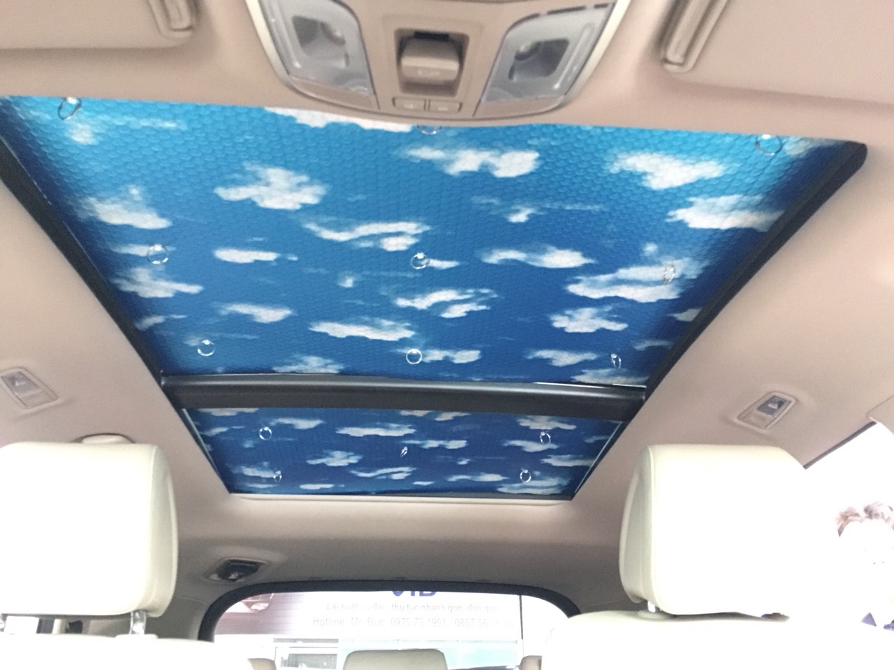 KIA SORENTO 2009-2024: Tấm cách nhiệt cửa sổ trời toàn cảnh