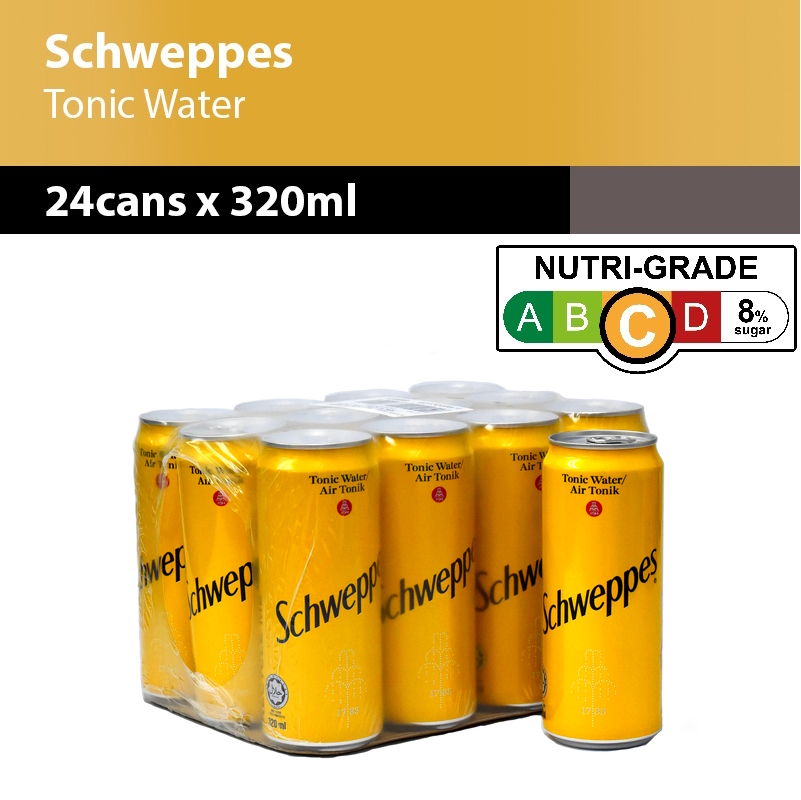 Schweppes Tonic Water Can 320ml
